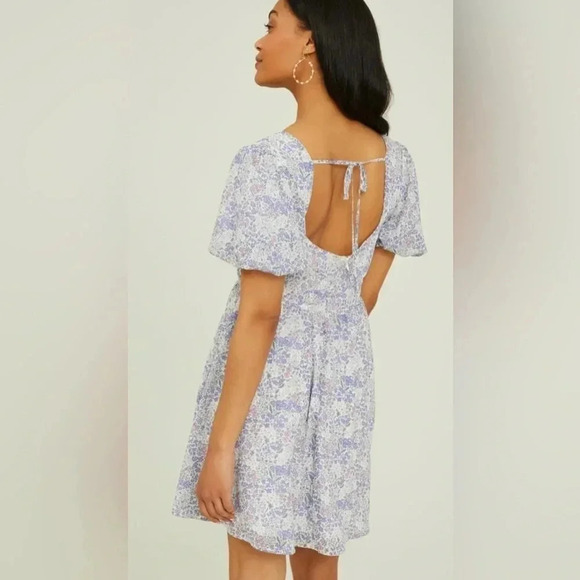 Altard State Tatum Floral Dress Purple Ivory NWT - Picture 5 of 8